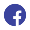 Facebook round icon transparent background