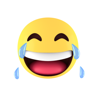 ? Tears of Joy 3D Emoji