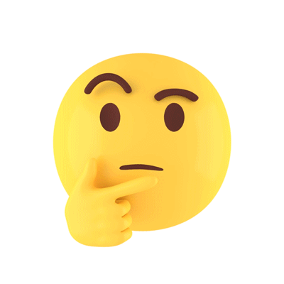 Animated Thinking Face 3d Emoji