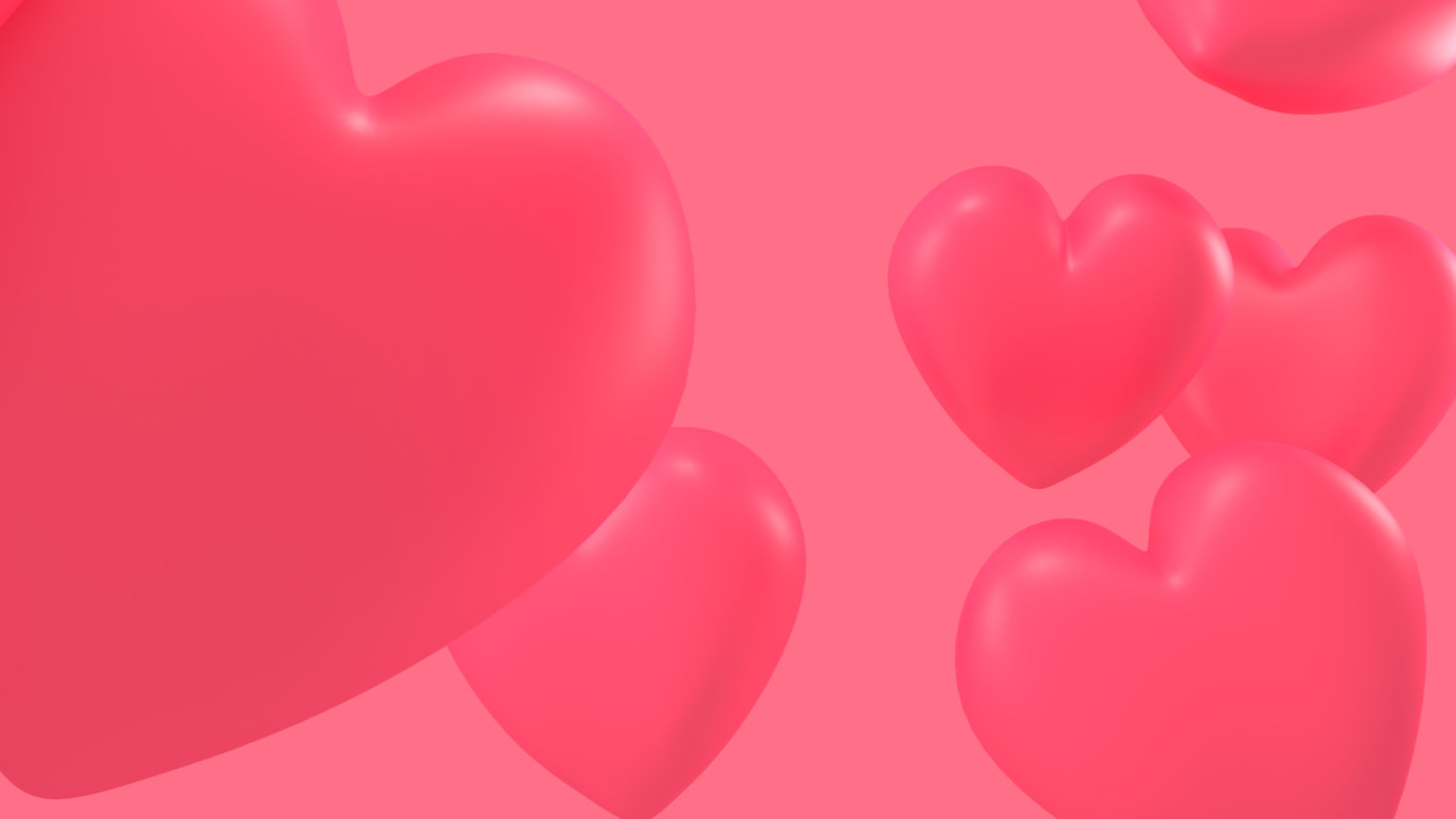 💕 Floating Hearts Background - Royalty-Free GIF - Animated Background