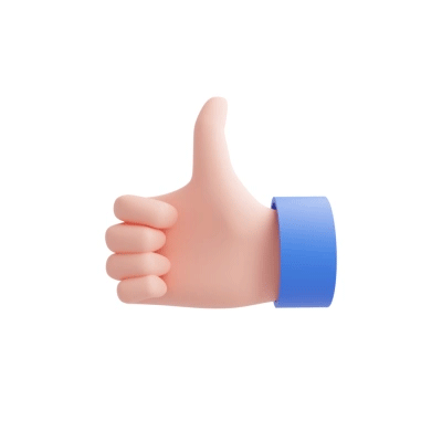 👍 Thumbs Up 3D - Royalty-Free GIF - Animated Sticker - Free PNG - Animated  Icon