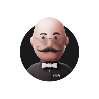 Man with moustache gif avatar