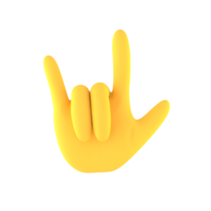 🤟 Love You Gesture - Royalty-Free GIF - Animated Sticker - Free PNG ...