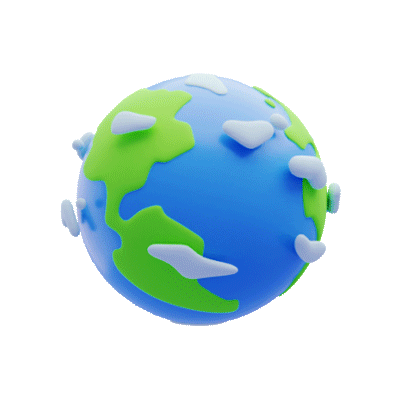 Earth 3d emoji gif