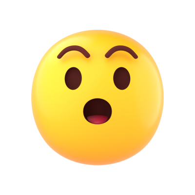 3d emoji with open mouth png