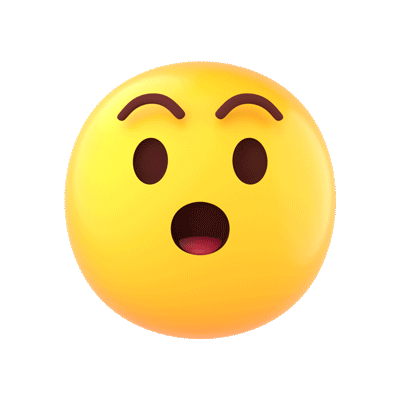 😮 Wow Emoji - Royalty-Free GIF - Animated Sticker - Free PNG - Animated  Icon