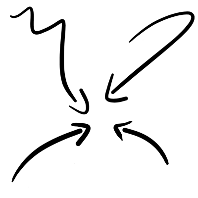 Aniamted hand drawn arrows