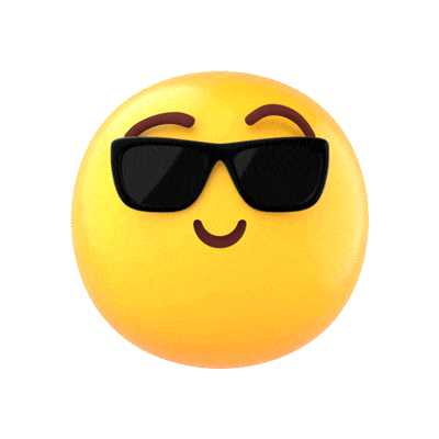 😎 Sunglasses Emoji - Royalty-Free GIF - Animated Sticker - Free PNG -  Animated Icon