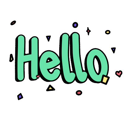 Hello Sticker - Royalty-Free GIF - Animated Sticker - Free PNG - Animated  Icon