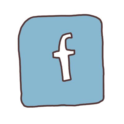handdrawn facebook icon