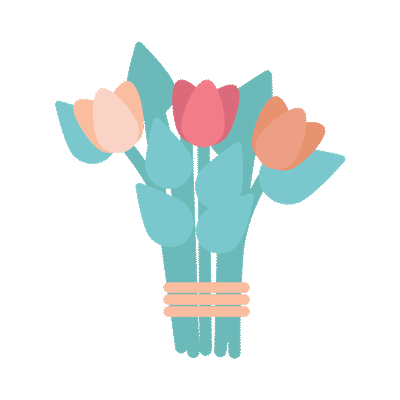 bouquet illustration gif